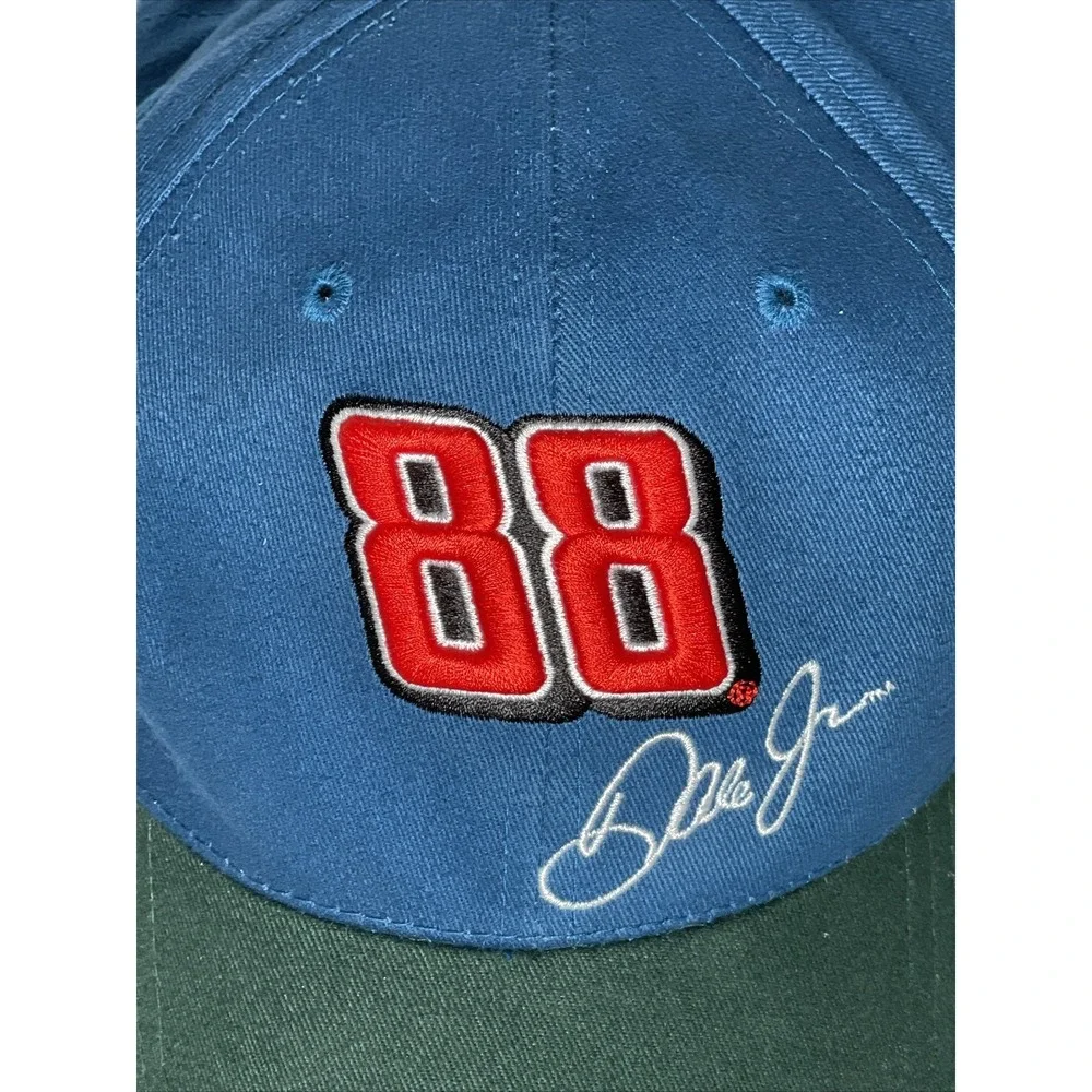 Mens Dale Earnhardt Jr 88 Kelloggs Racing Hat Blue Green 2008 NASCAR Cap - Picture 2 of 12